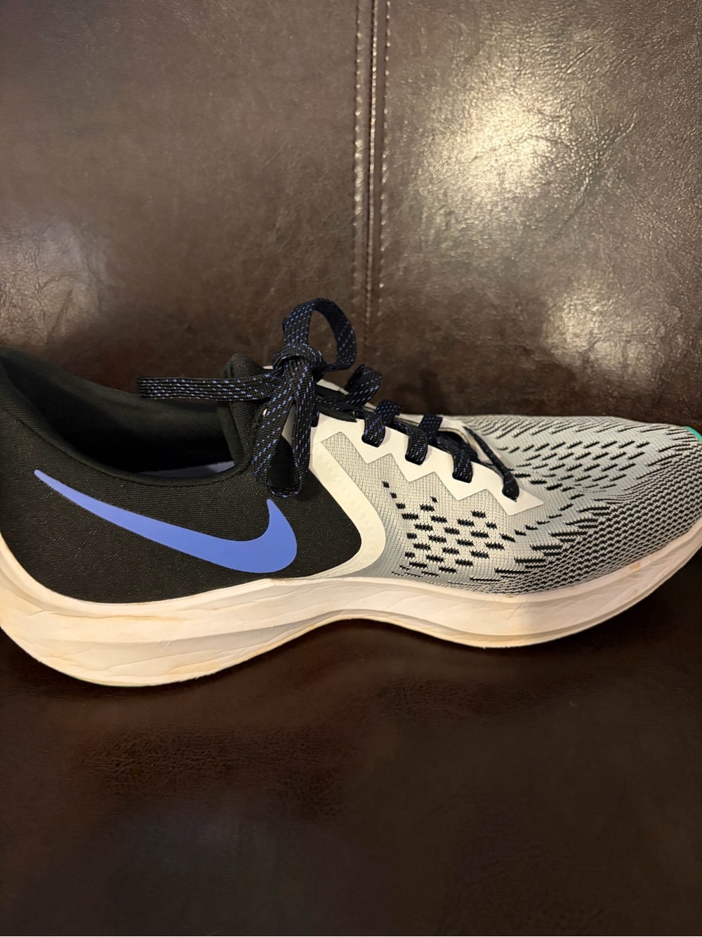 Nike women’s running shoes sneakers size US 9 air zoom winflo black gray teal - Picture 6 of 11